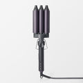 Beginner Friendly 3 Barrel Curling Iron, 60s Fast Heating Temperature Adjustable Ceramic Wavy Hair Crimper