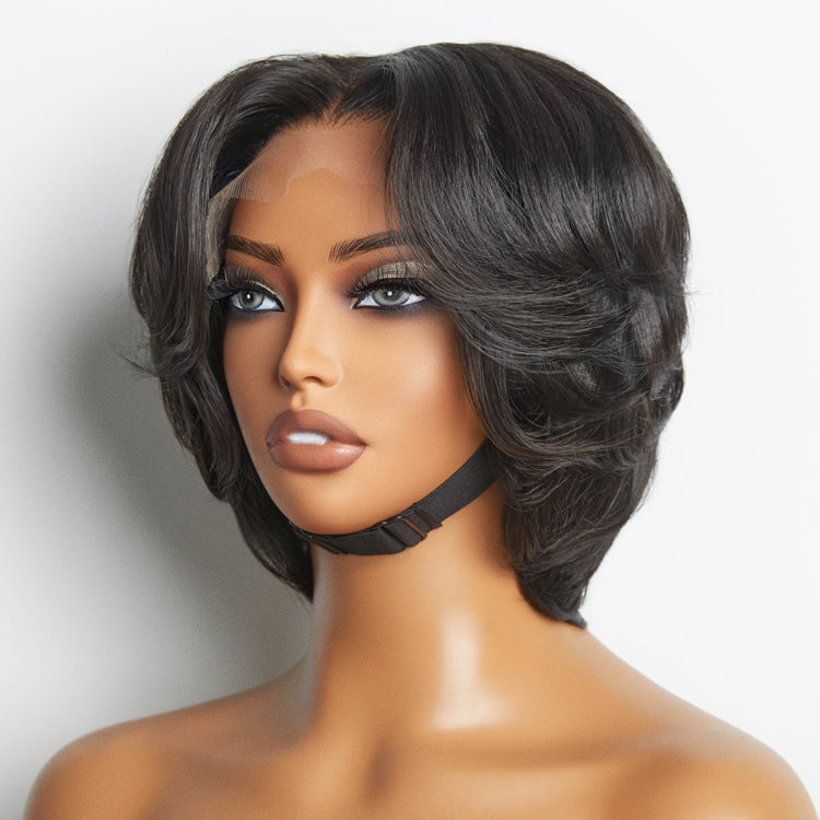 Exclusive Discount | Elegant Boss Vibe Short Pixie Cut Glueless Minimalist HD Lace Wig Ready to Go