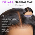 Points Rewards | PreMax Wigs | 360 Lace Super Natural Hairline Water Wave Free Part Human Hair Wig