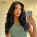 Trendy Layered Cut Loose Body Wave 5x5 Closure HD Lace Glueless Mid Part Long Wig 100% Human Hair