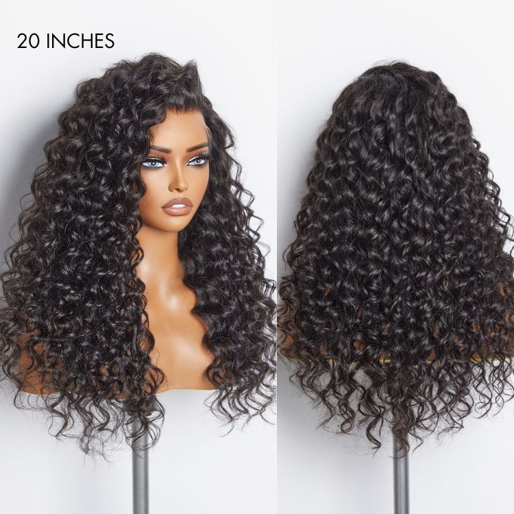 VIP Price | Full Lace Part Anywhere Water Wave Invisible HD Lace Wig 100% Human Hair