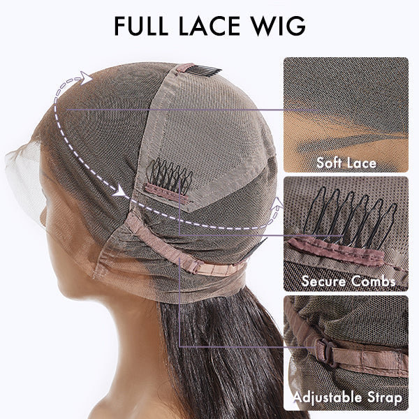 VIP Price | Full Lace Part Anywhere Water Wave Invisible HD Lace Wig 100% Human Hair