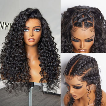 VIP Price | Full Lace Part Anywhere Water Wave Invisible HD Lace Wig 100% Human Hair