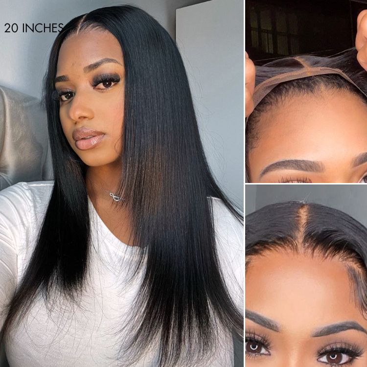 VIP Price | Trendy Layered Cut Pre-plucked Glueless 5x5 Closure Lace Wig 100% Human Hair