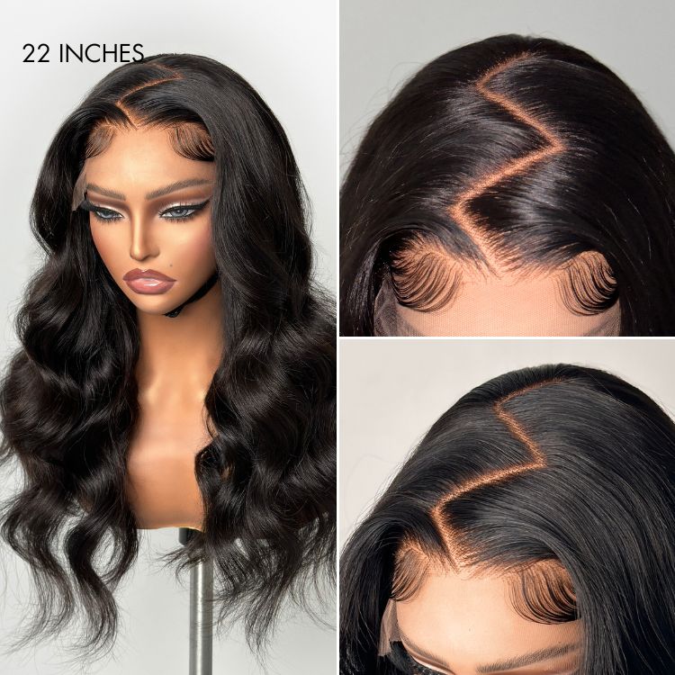 Parting Max Glueless Wig Loose Body Wave 7x6 Closure HD Lace 100% Human Hair Wig Ready to Go