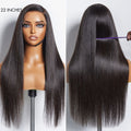 Parting Max Glueless Wig Ready to Go Silky Straight 7x6 Closure HD Lace Pre Plucked & Bleached Breathable Cap