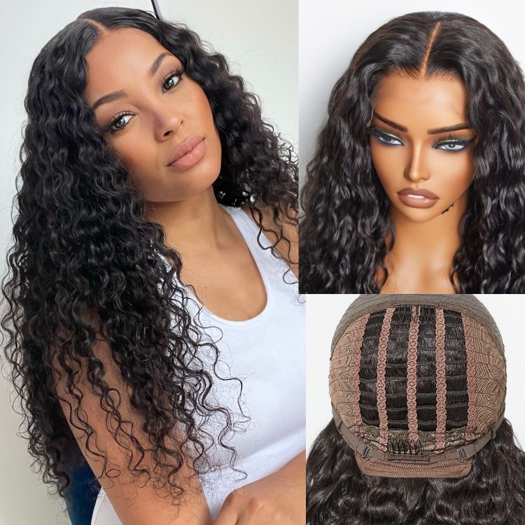 Flash Sale | Breathable Cap Water Wave Glueless 5x5 Closure HD Lace Long Wig Beginner Friendly