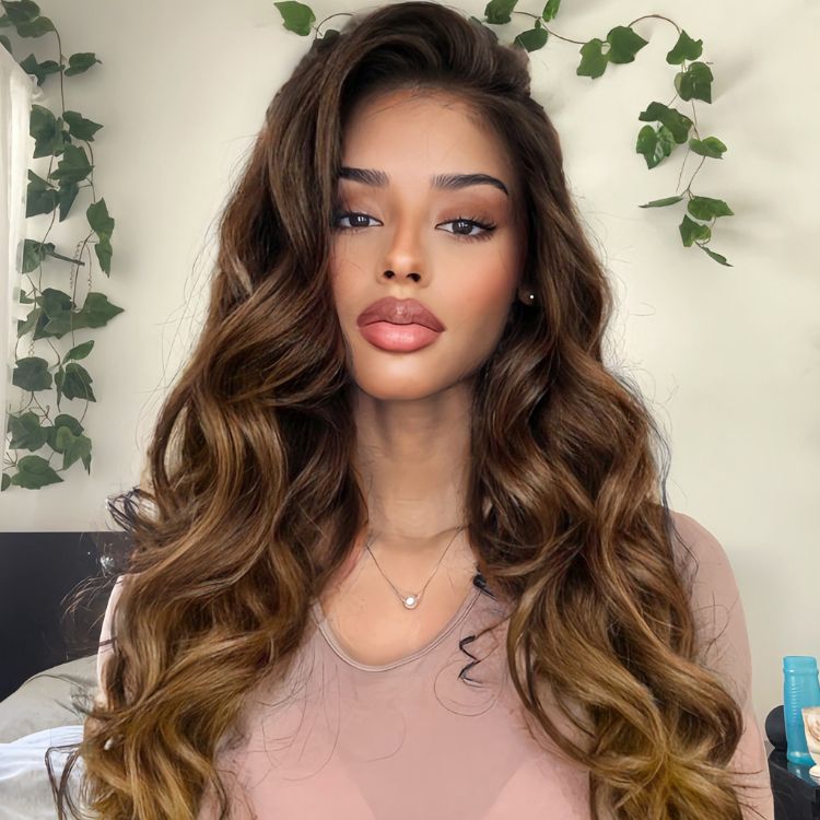 Parting Max Glueless Wig Loose Body Wave 7x6 Closure HD Lace 100% Human Hair Wig Ready to Go