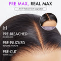 Win Back | PreMax Wigs | Super Natural Hairline Silky Straight Glueless 13x4 Frontal Lace Wig Human Hair Pre-plucked