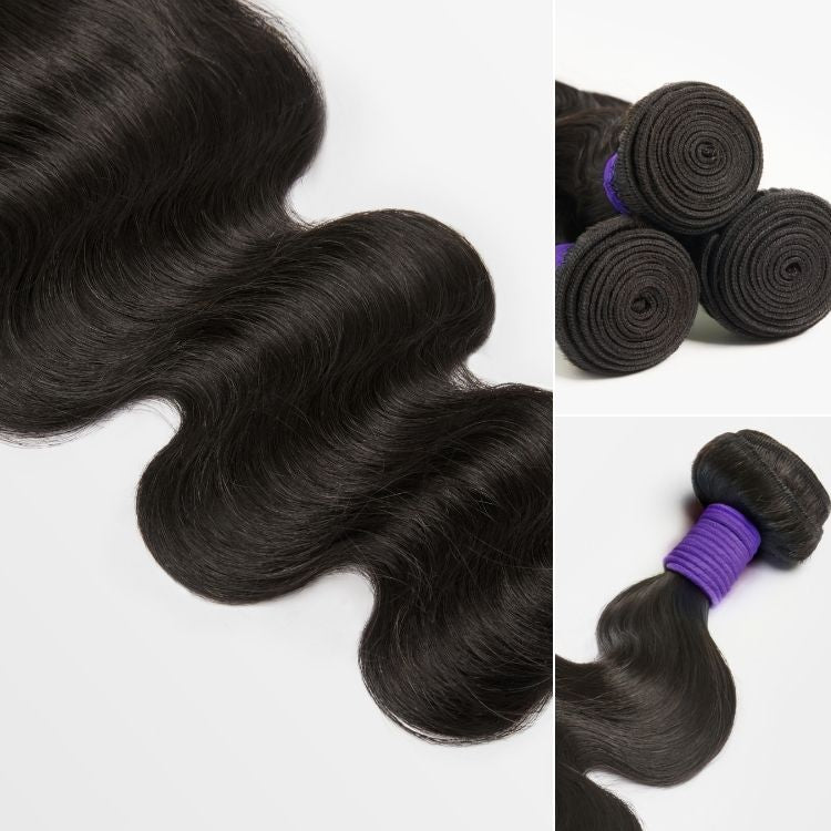 Upgraded Brazilian Hair | 1pc / 3pcs Straight / Body Wave 100% Virgin Human Hair Bundles