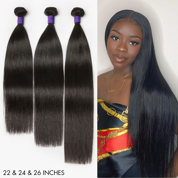 Upgraded Brazilian Hair | 1pc / 3pcs Straight / Body Wave 100% Virgin Human Hair Bundles