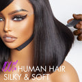 Win Back | Swoop Bangs Breathable Cap Deep Left C Part Silky Straight Glueless 5x5 Closure Lace Wig