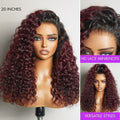 Crazy Wednesday | 180% Density | Water Wave 13x4 Frontal HD Lace Glueless Free Part Long Wig 100% Human Hair