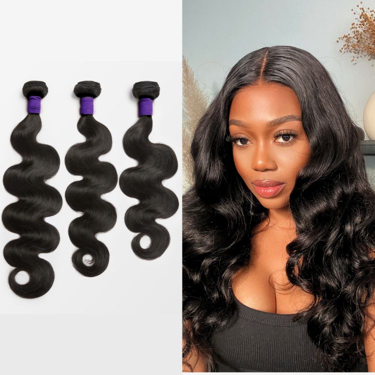 Upgraded Brazilian Hair | 1pc / 3pcs Straight / Body Wave 100% Virgin Human Hair Bundles