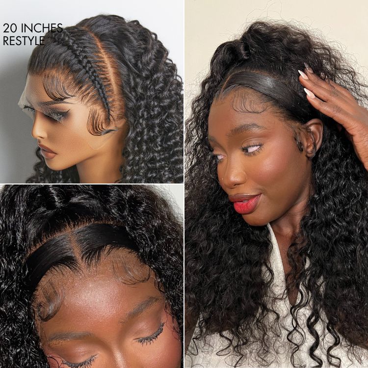 13x5 Ready to Go Frontal Wig | Nature Max Deep Wave Ear-to-ear Glueless HD Lace Long Wig