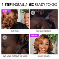 Newbie Only | 1 SEC INSTALL WIG | Mature Boss Brown Ombre Highlight / Natural Black Loose Wave Glueless Minimalist HD Lace Wig Ready to Go