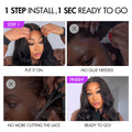 Crazy Wednesday | 1 SEC INSTALL WIG | Gorgeous Natural Black Loose Wave 5x5 Closure Lace Glueless Short Wig | Large & Small Cap Size