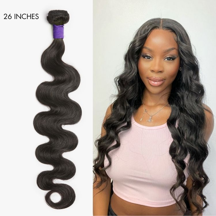 Upgraded Brazilian Hair | 1pc / 3pcs Straight / Body Wave 100% Virgin Human Hair Bundles