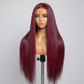 Mystery Mulberry Silky Straight 4x4 Closure Lace Glueless Wig