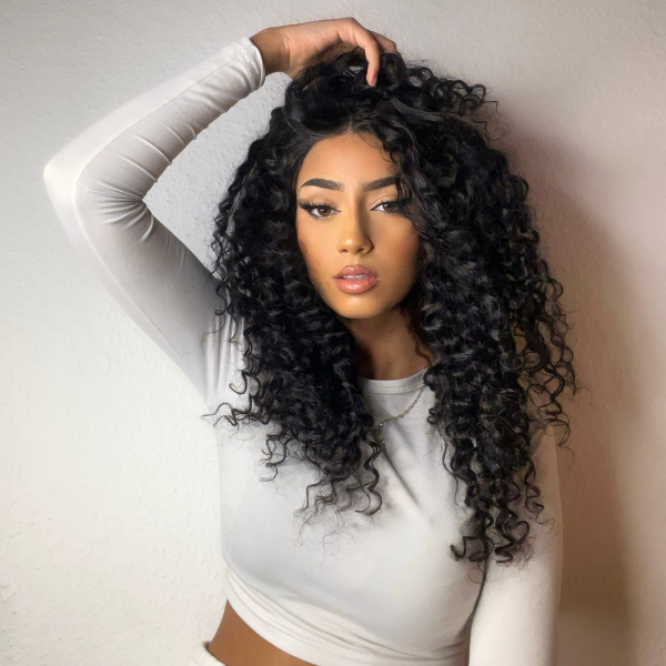 Trendy Deep Wave Mid Parted Glueless 4x4 Closure Lace Wig | Beginner Friendly