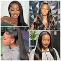 Silky Straight 360 Lace Long Wig 100% Human Hair Pre-bleached & Pre-plucked