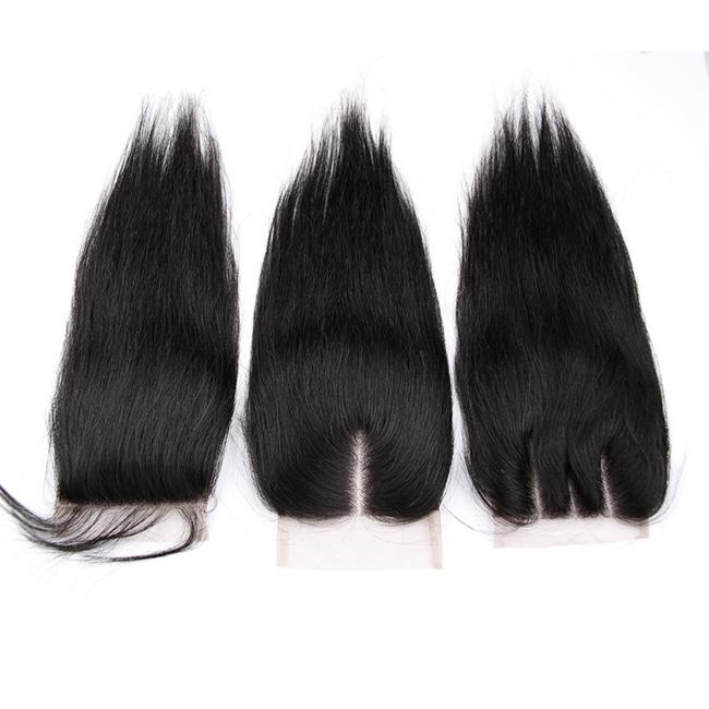 1pc Silky Straight 4x4 Lace Closure 100% Human Hair