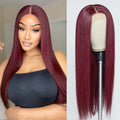 Mystery Mulberry Silky Straight 4x4 Closure Lace Glueless Wig