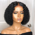 Celebrity Style Small Kinky Curl Lace Closure Wig