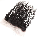 1pc Deep Wave 13x4 Lace Frontal 100% Human Hair