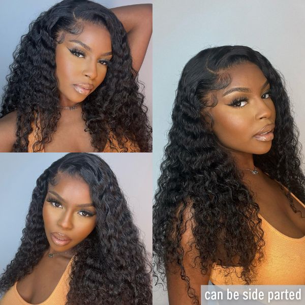 Points Rewards |  Gorgeous Deep Wave Full Hair Glueless 13x4 Frontal Undetectable HD Lace Long Wig 100% Human Hair