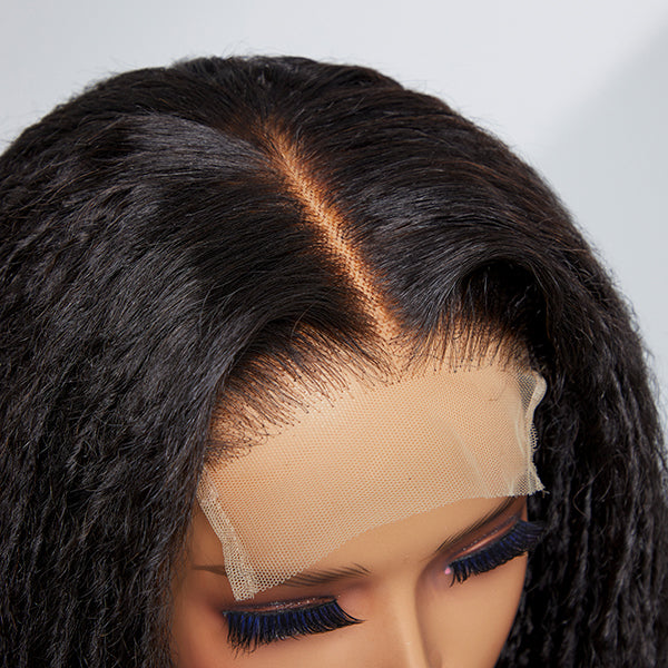 TWIST | Dreadlock Style 5x5 Closure Lace Glueless Wig Mid Part Long Wig 100% Human Hair