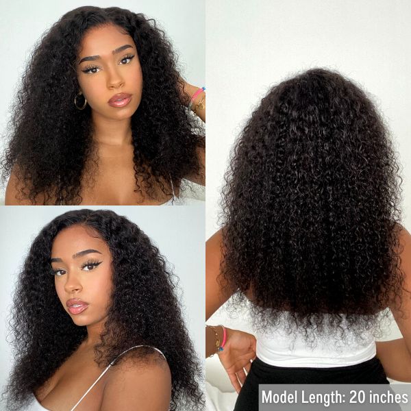 Wet And Wavy | Water Wave 13x4 Frontal HD Lace Side Part Long Wig 100% Human Hair