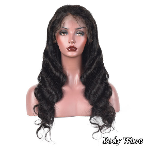 Precious Full Lace Body Wave or Water Wave or Deep Wave or Straight Wig 100% Human Hair