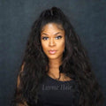 Body Wave or Water Wave Half Wig High Density Affordable 100% Human Hair Wig