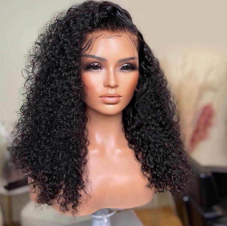 Wet And Wavy | Water Wave 13x4 Frontal HD Lace Side Part Long Wig 100% Human Hair