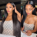 180% Density | Silky Straight 13x4 Frontal Undetectable HD Lace Glueless Long Wig