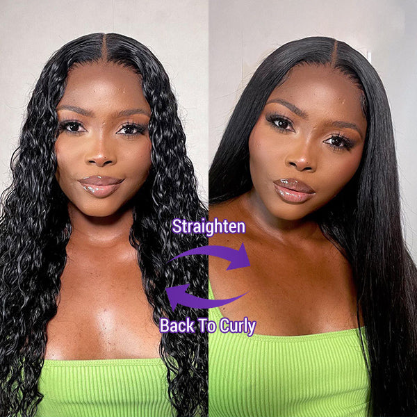 Special Deal | Magical Wet And Wavy Mid Part Glueless 5x5 Closure HD Lace Wig