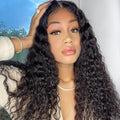 Wet And Wavy | Water Wave 4x4 Closure Lace Glueless Mid Part Long Wig 100% Human Hair